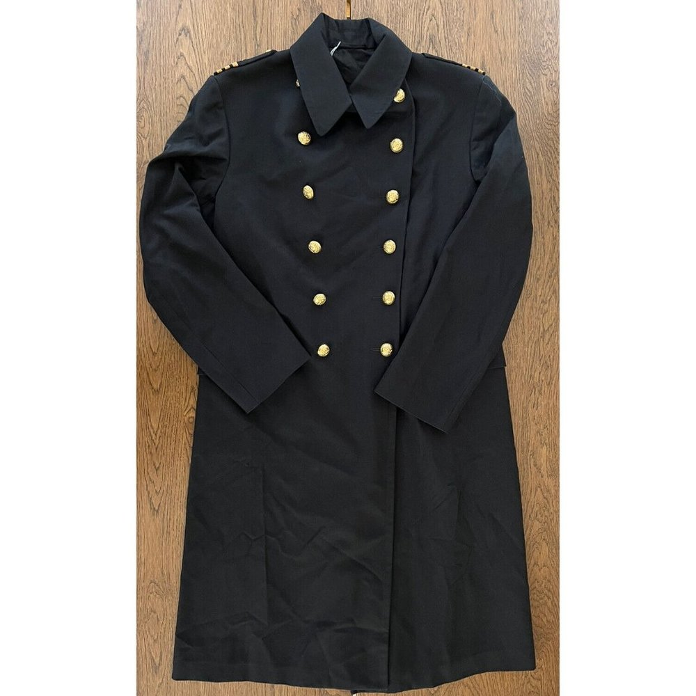 $3995 Polo Ralph Lauren Purple Label Balmoral Top Coat Men's Size 44R Black New!